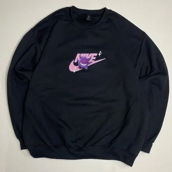Gengar Pokemon black sweatshirt - Picture 1 of 2